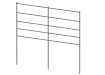 A Grey 1.2m high x 2.0m wide EnviroRail Estate Railing Bay