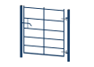 1.2 metre high by 1.2 metre wide Single Leaf EnviroRail Estate Railing Gate with Blue powder coated finish