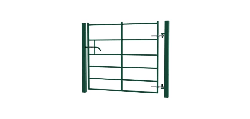 A Green EnviroRail single leaf estate railing gate kit 1.2m