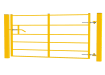 A Yellow EnviroRail single leaf estate railing gate kit 1.2m