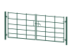 1.2 metre high by 3.0 metre wide Double Leaf EnviroRail Estate Railing gate with Green powder coating finish