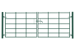 Double leaf EnviroRail estate railing gate kit - Green