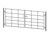 1.2 metre high by 3.0 metre wide Double Leaf EnviroRail Estate Railing gate with Grey powder coating finish