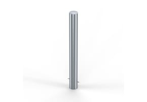 900mm High Stainless Steel Bollard with Semi Dome Top