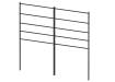 Two 1.2m High x 1.0m Wide EnviroRail Estate Railings Connected Together