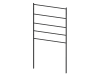 1.2m High x 1.0m Wide EnviroRail Estate Railing - Black 