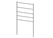 1.2m High x 1.0m Wide EnviroRail Estate Railing - Grey