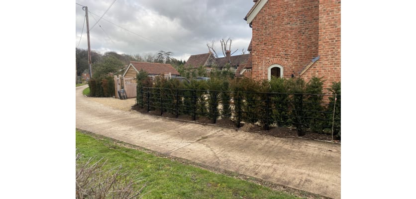 EnviroRail Estate Railings Installed Outside a House 
