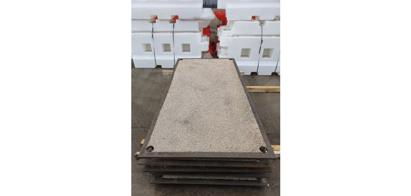 Anti-Skid Steel Road Plate 2400x1200mm for Hire