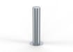 A 900mm high stainless steel bollard with a semi dome top.  This bollard is bolted directly to hard ground.