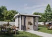 Cozy Interior of 3m x 3m Rowling Timber Summer House