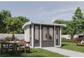 3m x 3m 'Rowling' Timber Summer House with Free Standard Delivery
