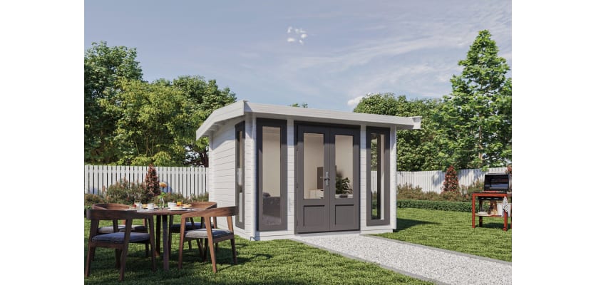 3m x 3m Rowling Timber Summer House Traditional Style