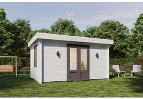 4m x 3m 'Hemingway' Timber Summer House with Free Standard Delivery