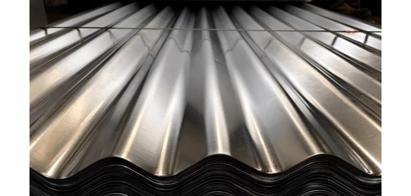 Metal roofing sheets are lightweight so are easy to lift and install