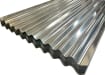 Close up of a number of corrugated sheets stacked on top of each other