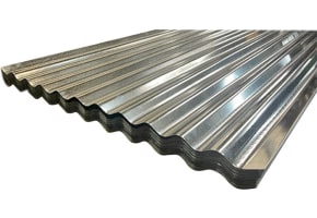 Pack of 100 2.4m x 10/3 Corrugated Scaffold and Temporary Roofing Sheet