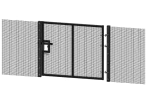 3.0m x 2.0m Wide ProFence® SR1 (A1) LPS 1175 358 Mesh Single Gate Leaf Kit