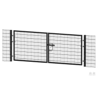 2.0m x 2.0m Wide ProFence SR1 Rated 868 Mesh Double Leaf Security Gate 