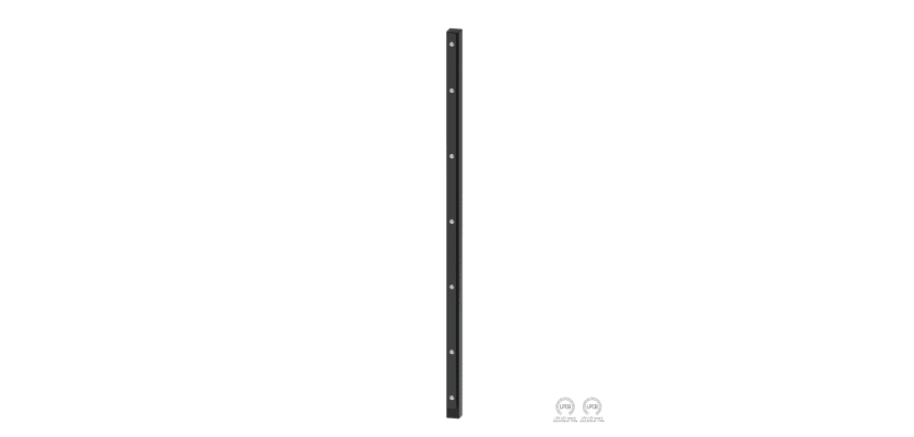 ProFence SR1 (A1) Security Rated 3.0m High Intermediate Post in Black 