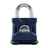 Squire SS80S - Stronghold 80mm Hardened Steel Padlock - Open Shackle