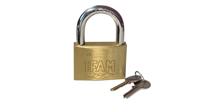 IFAM E-70 Padlock for Apollo Gates with keys 