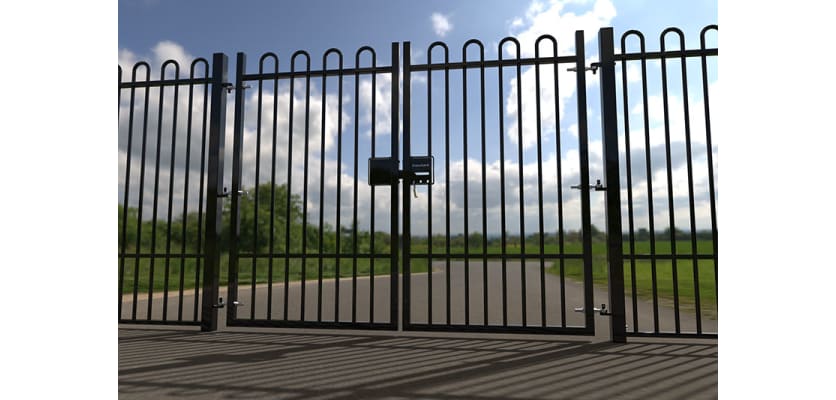 EnviroRail Bow Top Double Leaf Gate Kit 2.4x5.0m