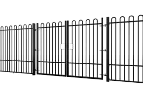2.0m High x 2.0m Wide EnviroRail® Bow Top Double Leaf Gate Kit 