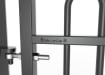 Close up of the EnviroRail® hinge and gate - Grey Finish
