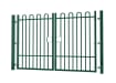 2.0m high x 3.0m Wide EnviroRail® Bow Top Double Leaf Gate – Green