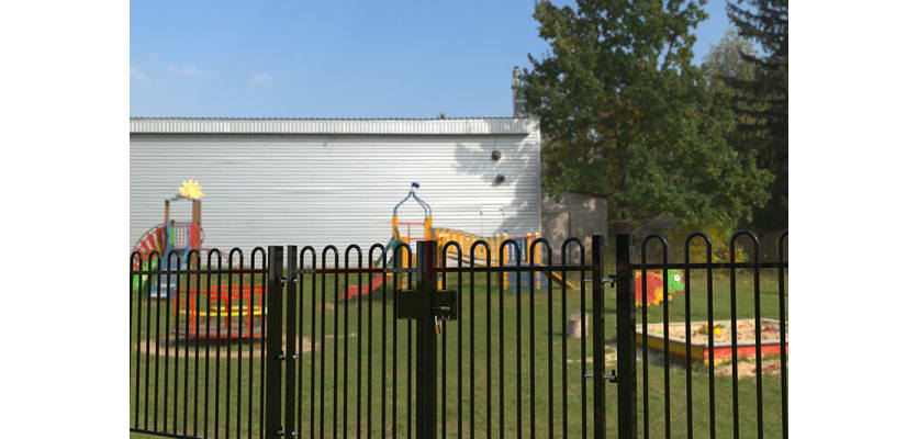 5m High x 5.0m Wide EnviroRail Bow Top Double Gate Kit