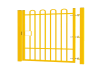 2.0m high x 1.0m Wide EnviroRail® Bow Top Single Leaf Gate – Yellow