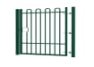 2.0m high x 1.0m Wide EnviroRail® Bow Top Single Leaf Gate – Green