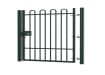2.4m high x 1.0m Wide EnviroRail® Bow Top Single Leaf Gate – Black