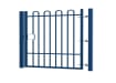 2.4m high x 3.0m Wide EnviroRail® Bow Top Single Leaf Gate – Blue