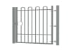2.4m high x 3.0m Wide EnviroRail® Bow Top Single Leaf Gate – Grey