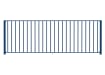 1.5m High EnviroRail® Flat Top Railing Bay in Blue