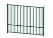 2.0m High EnviroRail® Flat Top Railing Bay in Green