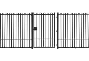 2.4m High x 1.0m Wide EnviroRail® Play Sec Railing Single Leaf Gate Kit 