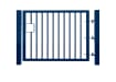 Blue EnviroRail® Flat Top Single Leaf Gate Kit
