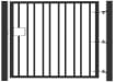 Black EnviroRail® Flat Top Single Leaf Gate Kit