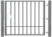 A Grey 2.4m High EnviroRail Flat Top Gate Kit