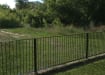 Standard Flat Top Railings installed in an outdoor perimeter