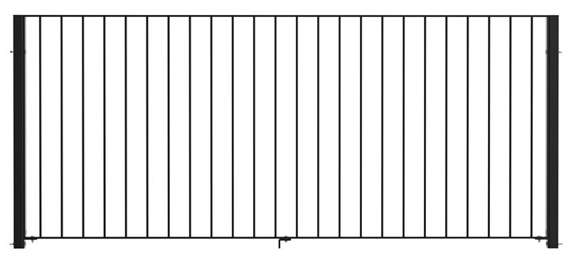 1.0m High Standard Flat Top Railing Kit | Metal Railings | First Fence Ltd