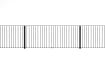 Standard Flat Top Railings installed in a line 