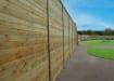  EchoGroove Reflective Acoustic Fencing Kit installed in park