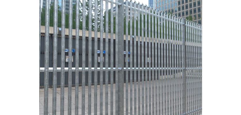 PaliFence® system installed round warehouse 