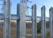 Close up of PaliFence® Triple Pointed pales 