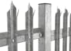 Close up of the top of the PaliFence® Palisade Security Gate