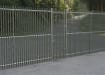 PaliFence® Palisade Security Single Leaf Gate Securing a Private Walkway